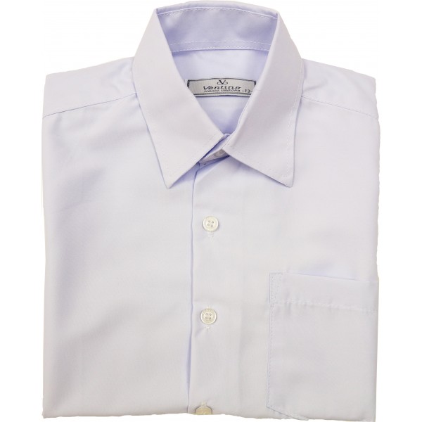 Baju Putih Sekolah Menengah - Lengan Panjang (COTTON)